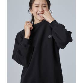 両面起毛あったか刺繍プルオーバー （ブラック(019)）