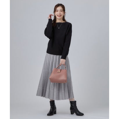 【もちここ】ドルマンニットプルオーバー （グレー(012)）｜詳細画像