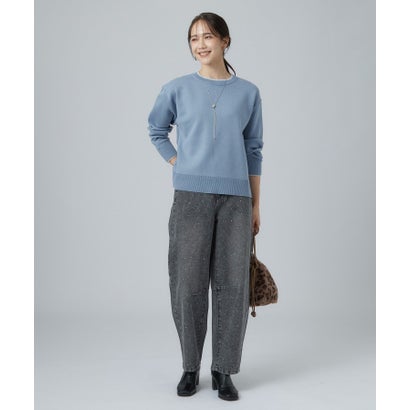 シューラルー SHOO･LA･RUE 毛玉レスレイヤードライクニット （ブラウン(043)）｜詳細画像