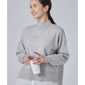 【2点セット】シャツ切替ロンT＋ニットSET （グレー(012)）