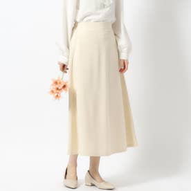 気軽に女性らしさをプラスする セミフレアスカート （オフホワイト(003)）