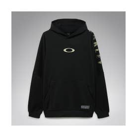 オークリー/メンズ/STRIKING MATELASSE HOODIE （PITCH BLACK）