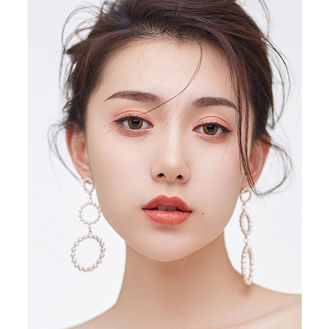 ショッピングゴー shoppinggo ピアスパール ロング 揺れる 大ぶり
