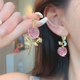 ショッピングゴー shoppinggo ピアス はな 揺れる ロングピアス 大ぶり