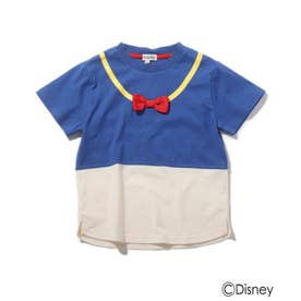 【Disney】キャラクターデザインTシャツ (ブルー)