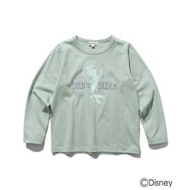 【Disney】アソートロングTシャツ (ライトグリーン)