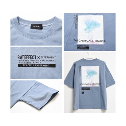 EXPERIMENT ビッグTシャツ （ライトブルー）｜詳細画像