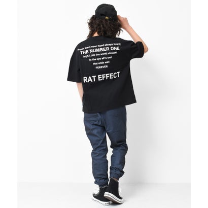 バックナロープリントビッグTシャツ （ライトブルー）｜詳細画像