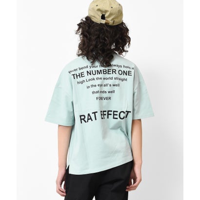 バックナロープリントビッグTシャツ （グリーン）｜詳細画像