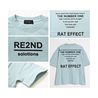 バックナロープリントビッグTシャツ （グリーン）｜詳細画像