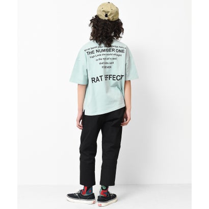 バックナロープリントビッグTシャツ （ブラック）｜詳細画像