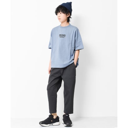 バックナロープリントビッグTシャツ （ブラック）｜詳細画像