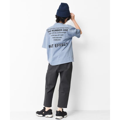 バックナロープリントビッグTシャツ （ブラック）｜詳細画像