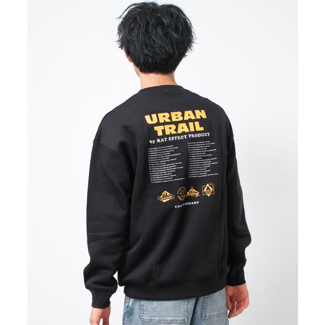RAT OUTDOOR 裏起毛トレーナー （ブラック）