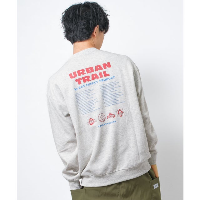 RAT OUTDOOR 裏起毛トレーナー （オートミール）