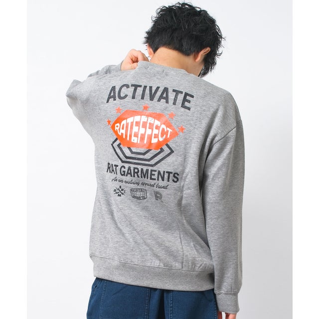 RAT OUTDOOR 裏起毛トレーナー （グレー系）