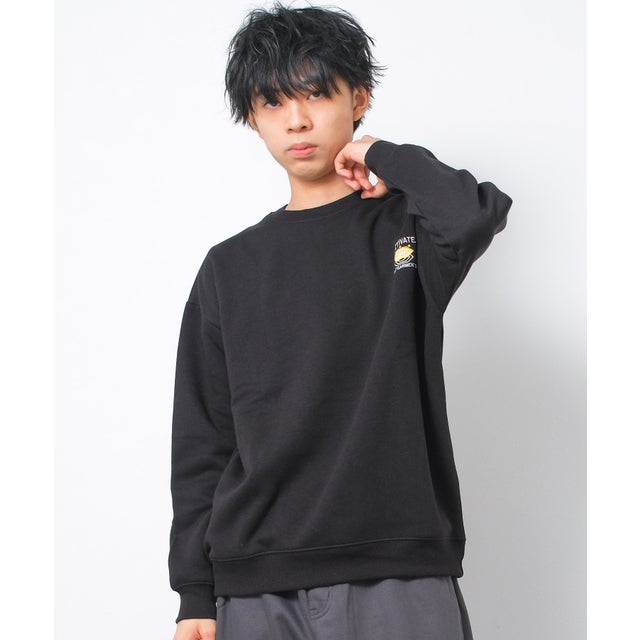 RAT OUTDOOR 裏起毛トレーナー （ブラック系）