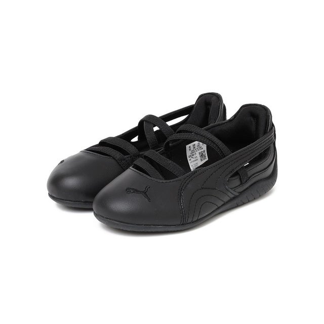PUMA:17～21cm / スピードキャットバレーPS レザー スニーカー （ブラック）