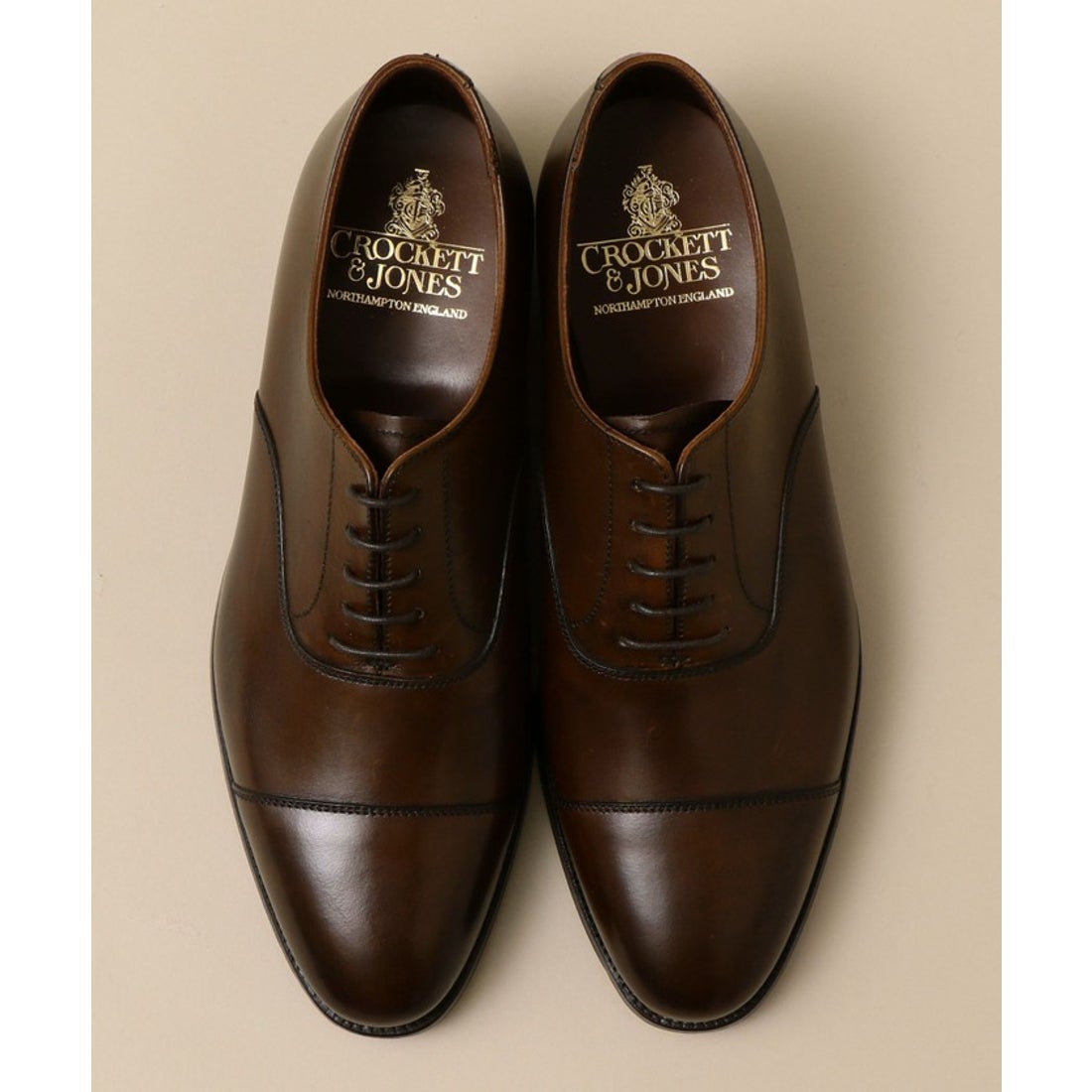 シップス SHIPS CROCKETT＆JONES: 『KENT』 ストレートチップ シューズ 