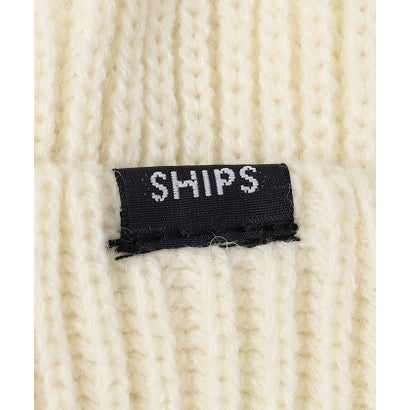 SHIPS KIDS:ポンポン ニット ワッチ （オフホワイト）｜詳細画像