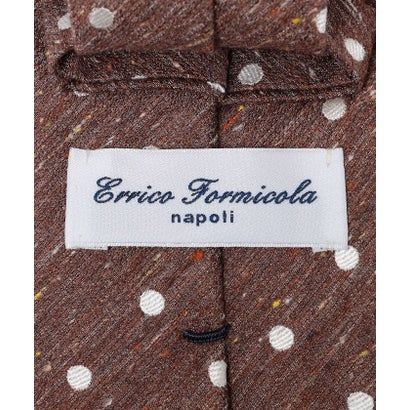 シップス SHIPS Errico Formicola: コットン リネン ネップ ドット ネクタイ （ベージュ系）｜詳細画像