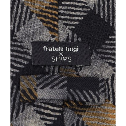 FratelliLuigi: ウール ダスティー チェック ネクタイ （キャメル）｜詳細画像