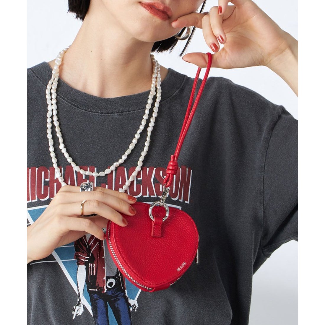シップス SHIPS BEAURE:HEART CHARM （シルバー） - ファッション通販 