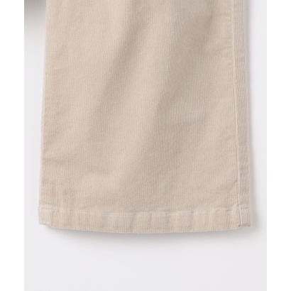 100～130cm / ストレッチ コーデュロイ ワイドパンツ （アイボリー）｜詳細画像