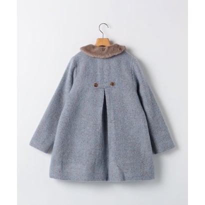140～150cm /2WAY シャギー コート （ライトブルー）｜詳細画像