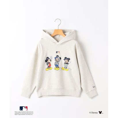 シップス SHIPS 85～95cm / ミッキーマウス【MLB】プリント スウェット パーカ （ナチュラル）｜詳細画像