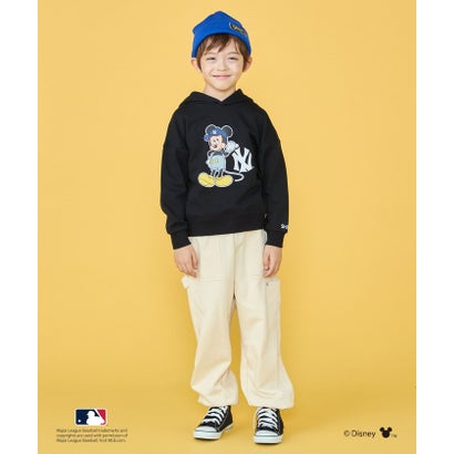 シップス SHIPS 100～125cm / ミッキーマウス【MLB】プリント スウェット パーカ （ブラック）｜詳細画像