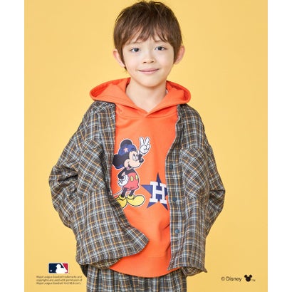シップス SHIPS 100～125cm / ミッキーマウス【MLB】プリント スウェット パーカ （ブラック）｜詳細画像