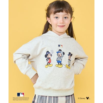 シップス SHIPS 100～125cm / ミッキーマウス【MLB】プリント スウェット パーカ （ブラック）｜詳細画像