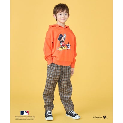 シップス SHIPS 100～125cm / ミッキーマウス【MLB】プリント スウェット パーカ （オレンジ）｜詳細画像