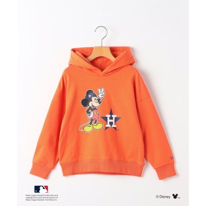 シップス SHIPS 100～125cm / ミッキーマウス【MLB】プリント スウェット パーカ （オレンジ）｜詳細画像