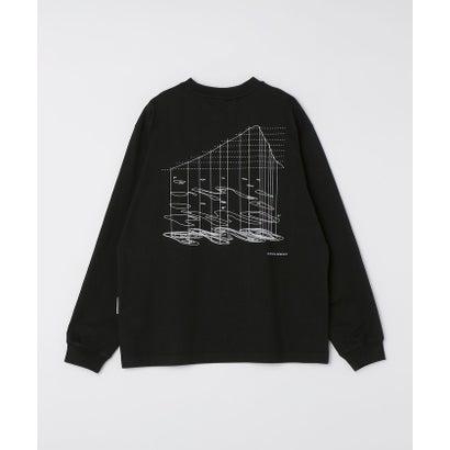 PURPLE MOUNTAIN OBSERVATORY: MAP PROJECTIONS LONG SLEEVE TEE （ブラック）｜詳細画像