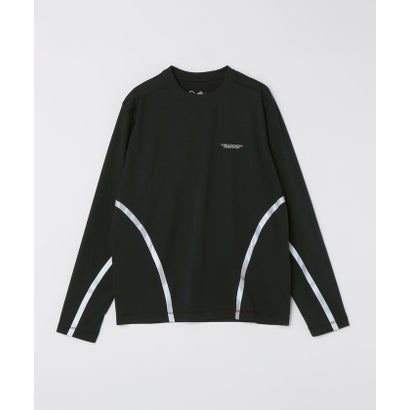 PURPLE MOUNTAIN OBSERVATORY: LONG SLEEVE TAPED PERFORMANCE TEE （ブラック）｜詳細画像