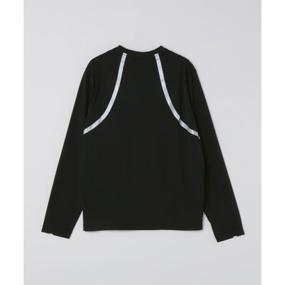 PURPLE MOUNTAIN OBSERVATORY: LONG SLEEVE TAPED PERFORMANCE TEE （ブラック）｜詳細画像