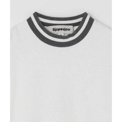 Slopeslow: REVERSE PILE TEE （ホワイト）｜詳細画像