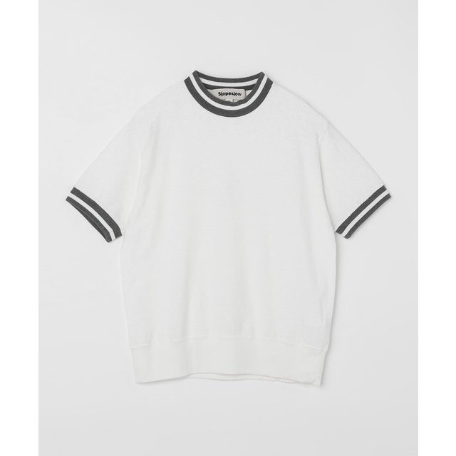 Slopeslow: REVERSE PILE TEE （ホワイト）