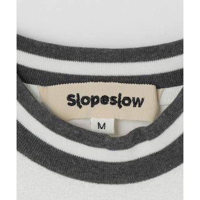 Slopeslow: REVERSE PILE TEE （ダークグレー）｜詳細画像