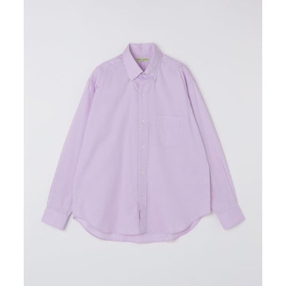 MARCEL LASSANCE: BUTTON DOWN SHIRTS LONG SLEEVE （ラベンダー）｜詳細画像