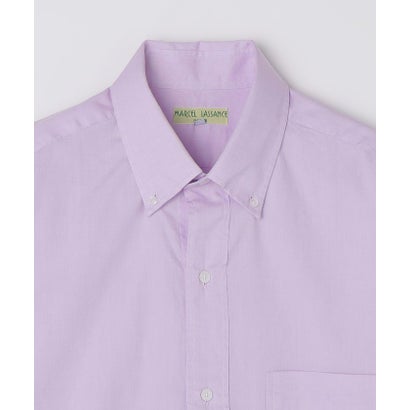MARCEL LASSANCE: BUTTON DOWN SHIRTS LONG SLEEVE （ラベンダー）｜詳細画像