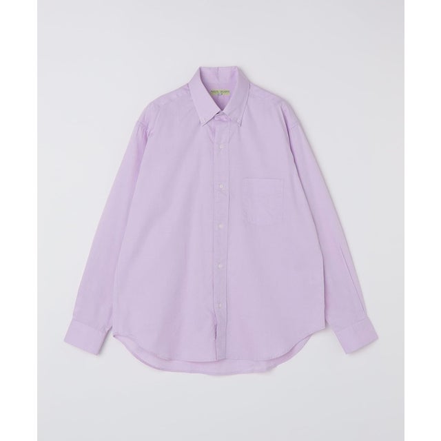 MARCEL LASSANCE: BUTTON DOWN SHIRTS LONG SLEEVE （ラベンダー）