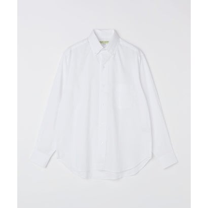 MARCEL LASSANCE: BUTTON DOWN SHIRTS LONG SLEEVE （ホワイト）｜詳細画像
