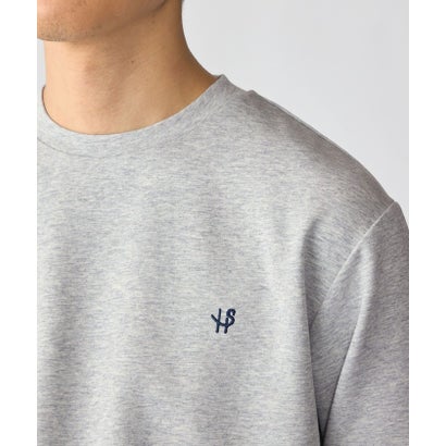 【WEB限定】ダブル ニット ビズ ネック ロングスリーブ Tシャツ （ブラック）｜詳細画像