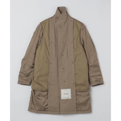 シップス SHIPS 〈撥水加工〉シンサレート ライナー付き VENTILE(R) コットン ステンカラー コート （ベージュ系）｜詳細画像