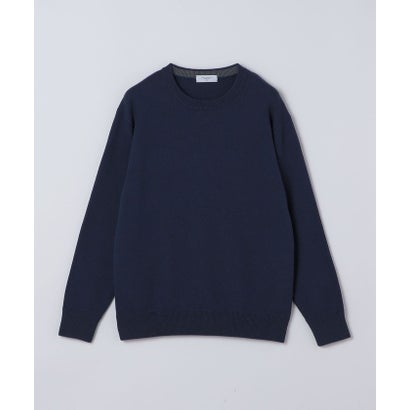 シップス SHIPS 〈洗濯機可能〉ソリッド コットン カシミヤ クルーネック 26AW （グリーン）｜詳細画像