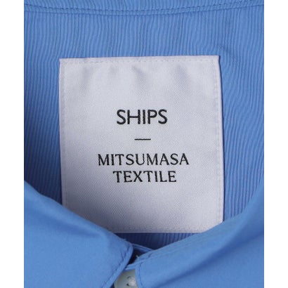 シップス SHIPS 〈MADE IN JAPAN〉ミツマサ コットン レギュラーカラー シャツ （ライトブルー）｜詳細画像