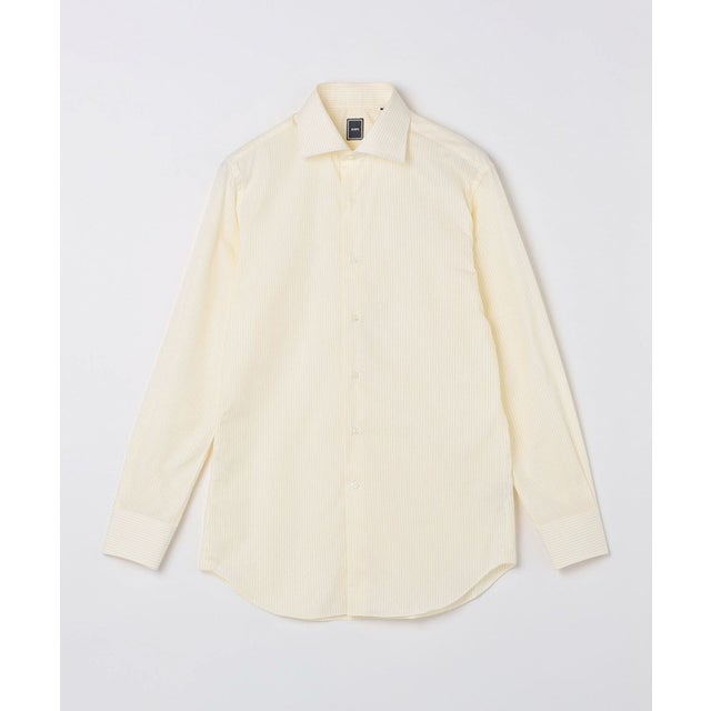 MADE IN JAPAN ロンドン ストライプ ワイドカラー シャツ （イエロー）